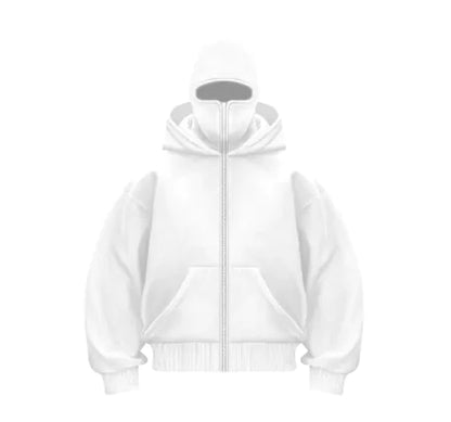 Fleece-lined Double Hood Sweater